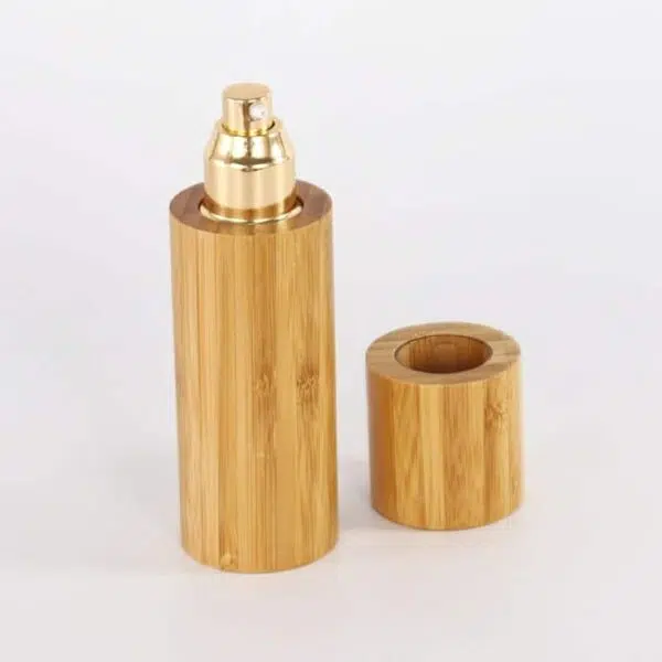 ZHFBCP-003 Wholeslae All Wrapped Facial Serum Bamboo Bottle
