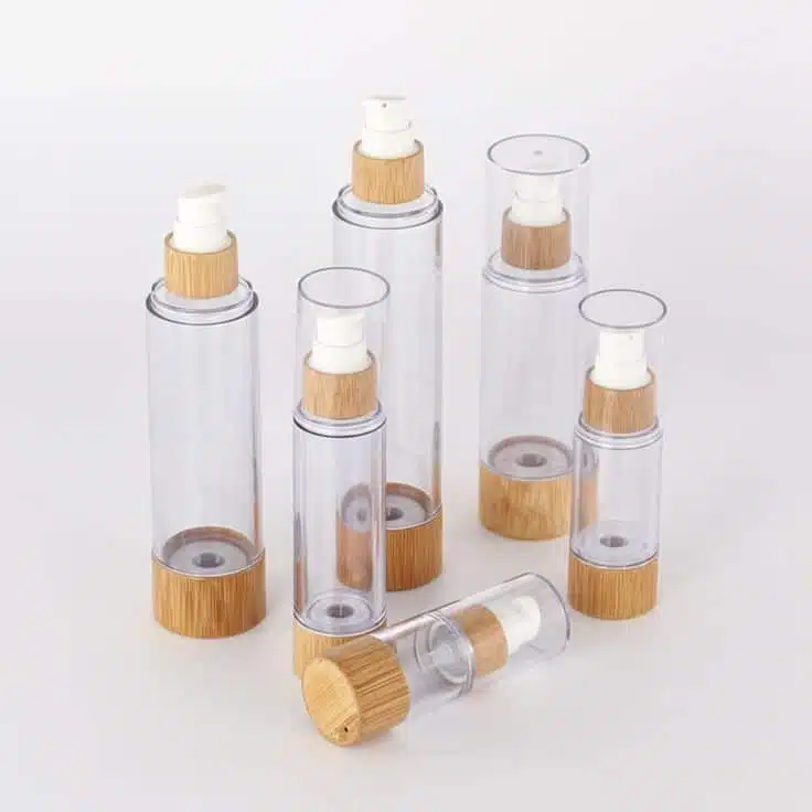 ZHPALP-004 Bamboo airless pump bottle