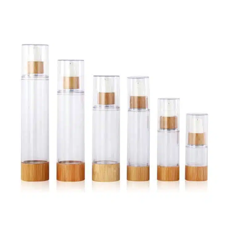 ZHPALP-004 Bamboo airless pump bottle - Image 2
