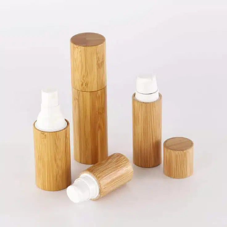 ZHPALP-003 Bamboo airless pump bottle