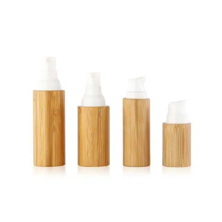 ZHPALP-003 Bamboo airless pump bottle - Image 2