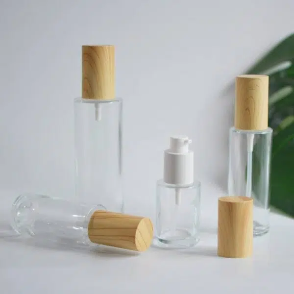 ZHFBCP-009 Wholeslae 30ml 1oz Facial Glass Serum Bottle
