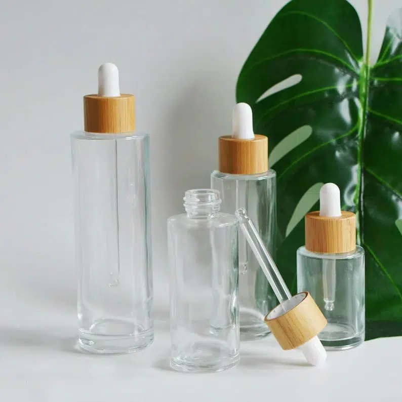 ZHFDB-014 20ml 30ml 50ml 60ml 80ml 100ml Clear Glass Dropper Bottles
