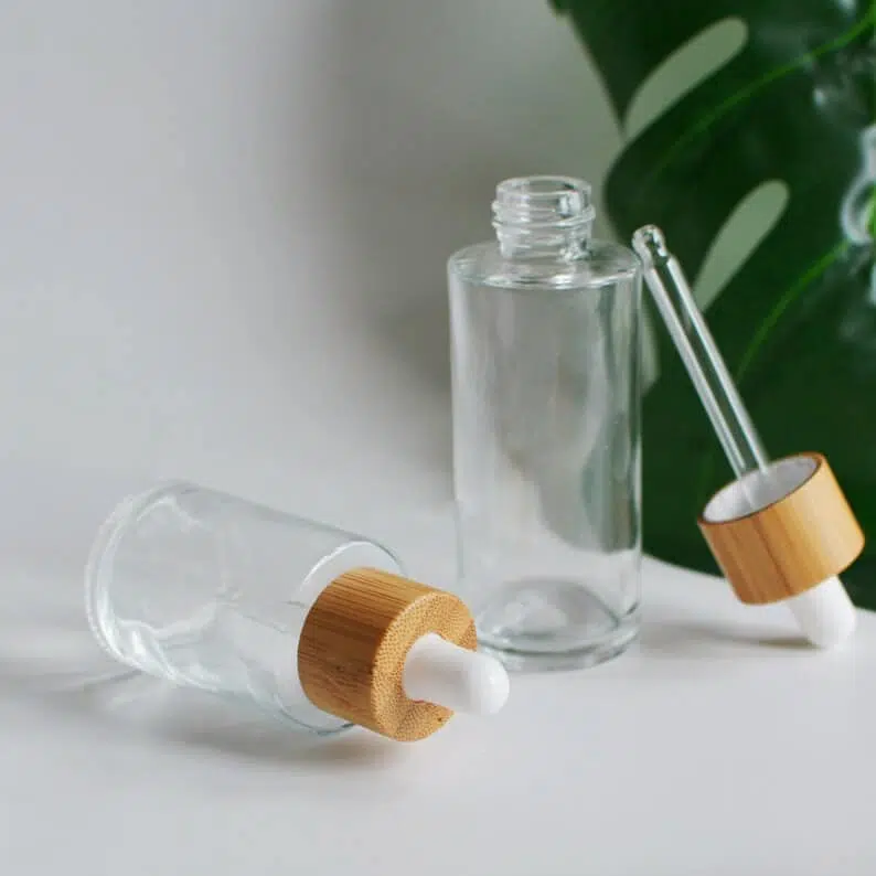 ZHFDB-014 20ml 30ml 50ml 60ml 80ml 100ml Clear Glass Dropper Bottles - Image 2