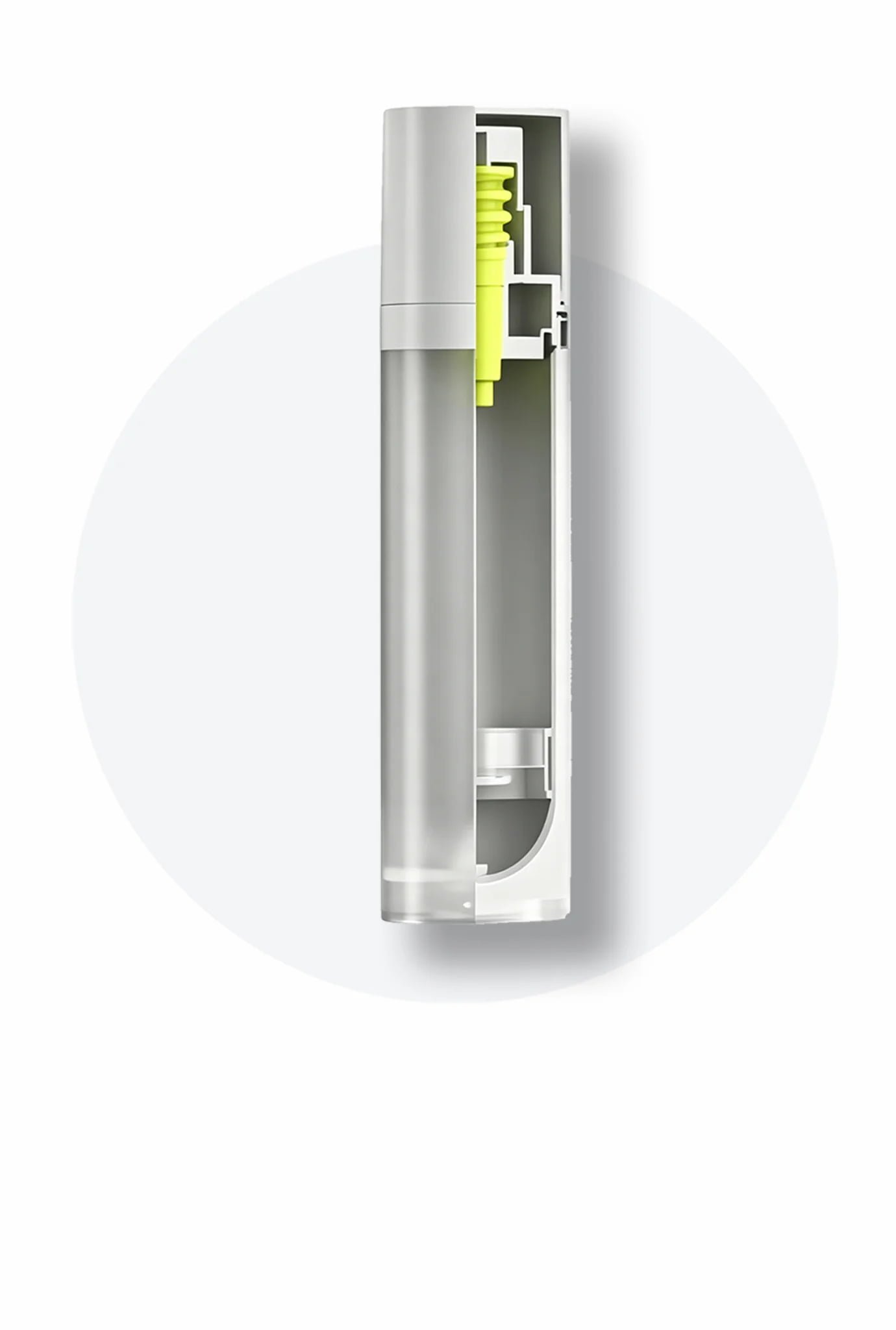 Refillable cosmetic packaging system