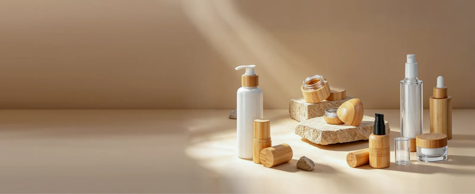 Eco Friendly Bamboo Cosmetic Packaging