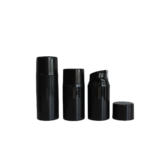 Black PP Airless Pump Bottle, 30-150ml