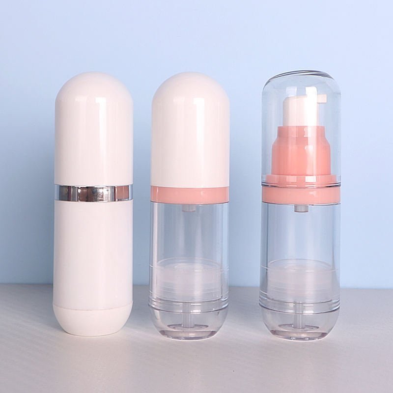 DY3315-10 Pill Shape Airless Pump Bottle, 15ml-120ml