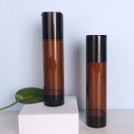 Brown Airless Pump Bottle, 80ml/100ml/120ml