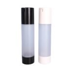 U-Shape Matte White Airless Bottle, 30ml/50ml