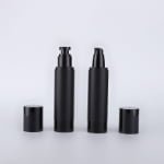 Matte Black Airless Bottle, 15ml-120ml